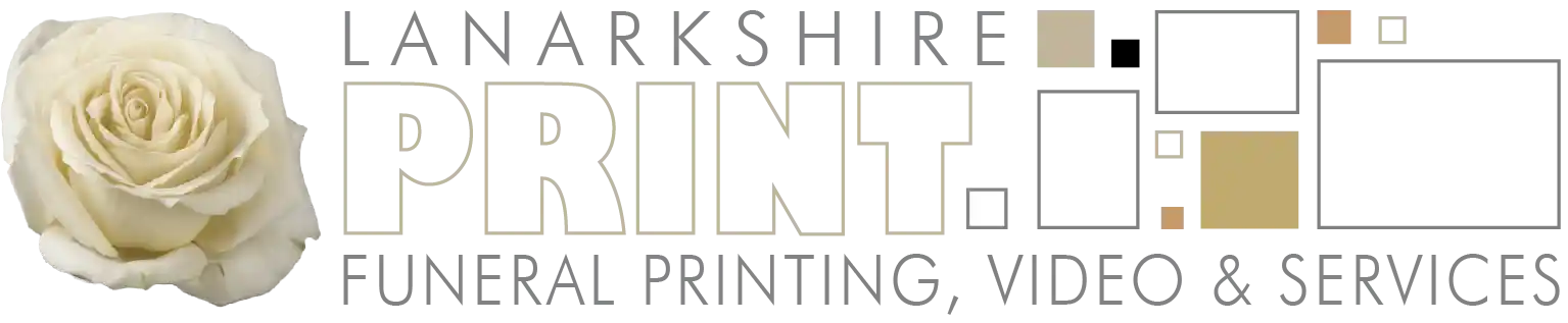Funeral Order of Service Printing and Design Lanarkshire